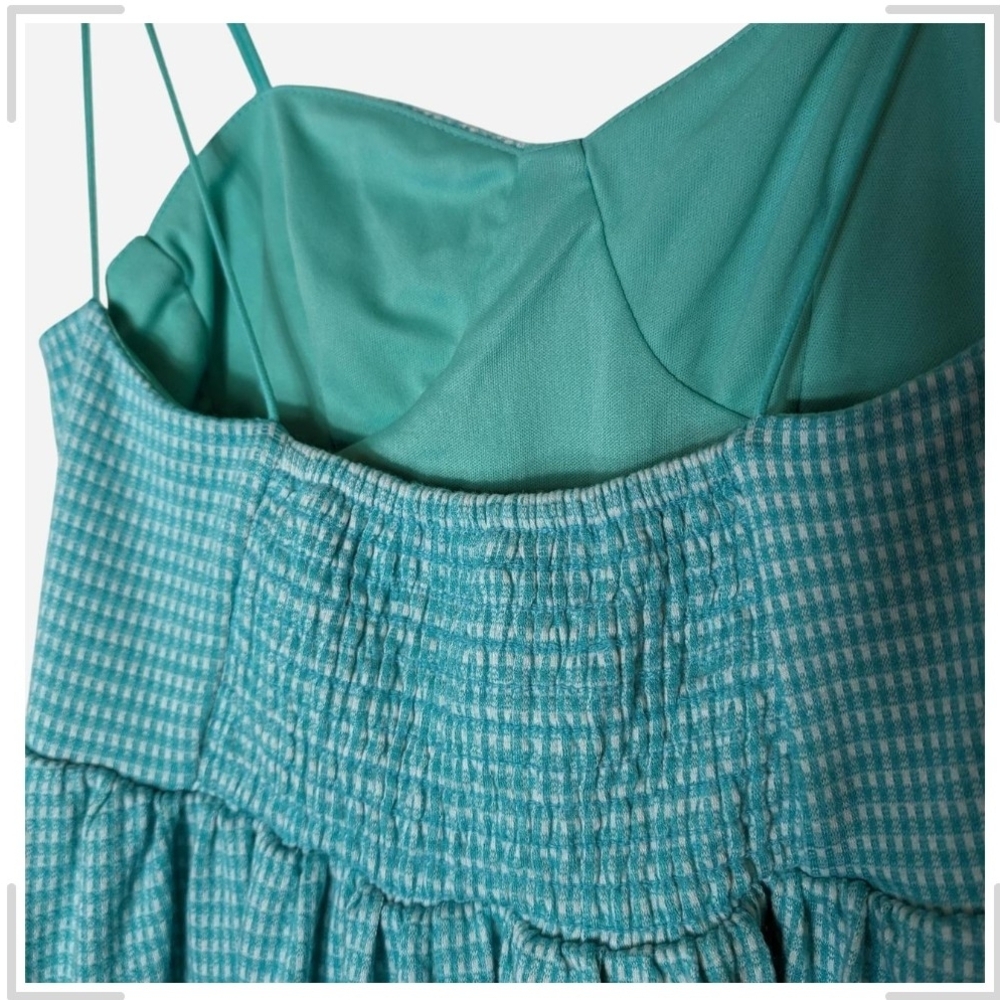 Pre-owned Urban Outfitters Aqua Strappy Top - Picture 4 of 7